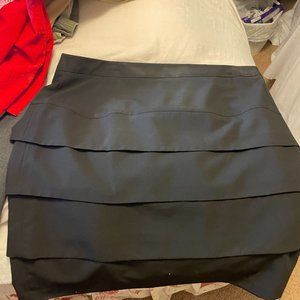 Larry Levine Women's Stretch Skirt Black